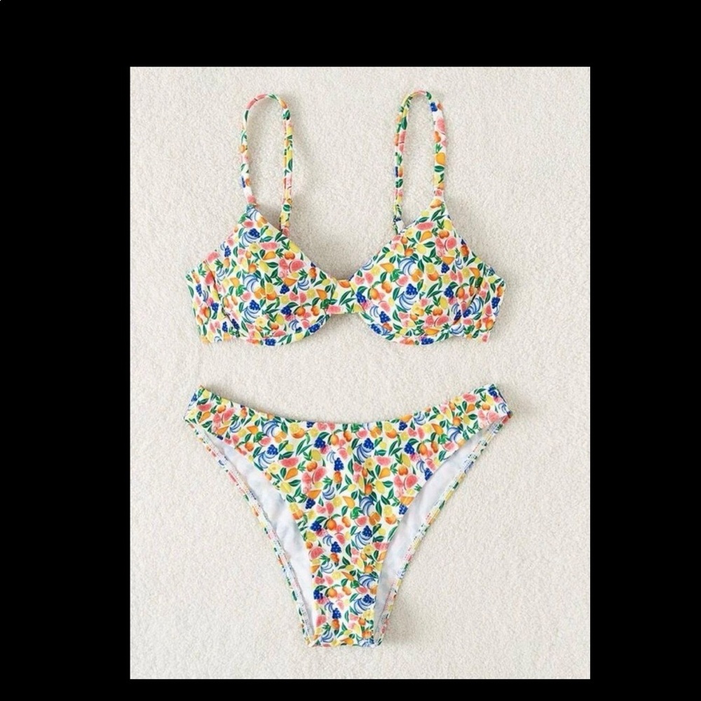 Multi Color Fruit Swimsuit